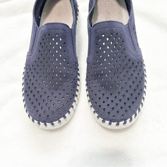 Ilse Jacobsen Tulip flats Blue White Sneakers slip in size 36 comfort main image 10